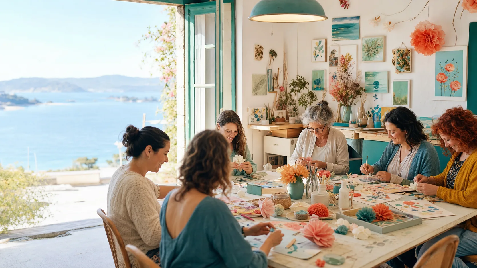 Taller creativo en Cee y Barcelona